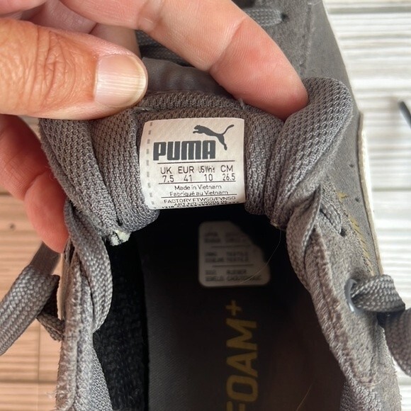 Puma Grey Suede Classic Softfoam Men’s size 7.5 - Picture 8 of 8